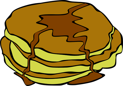 A Stack Of Pancakes With Syrup