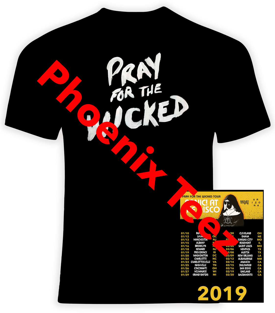 Panic At The Disco 2019 'pray For The Wicked - Active Shirt, Hd Png Download