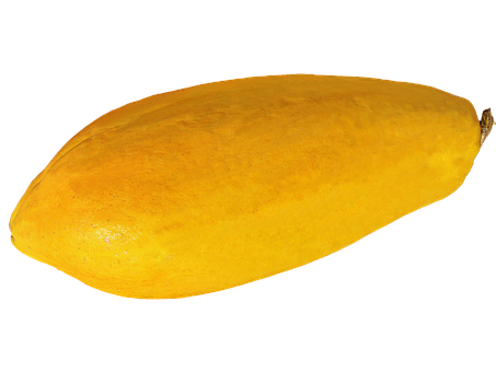A Yellow Squash On A Black Background