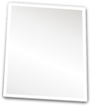 A White Rectangular Object With A Black Background