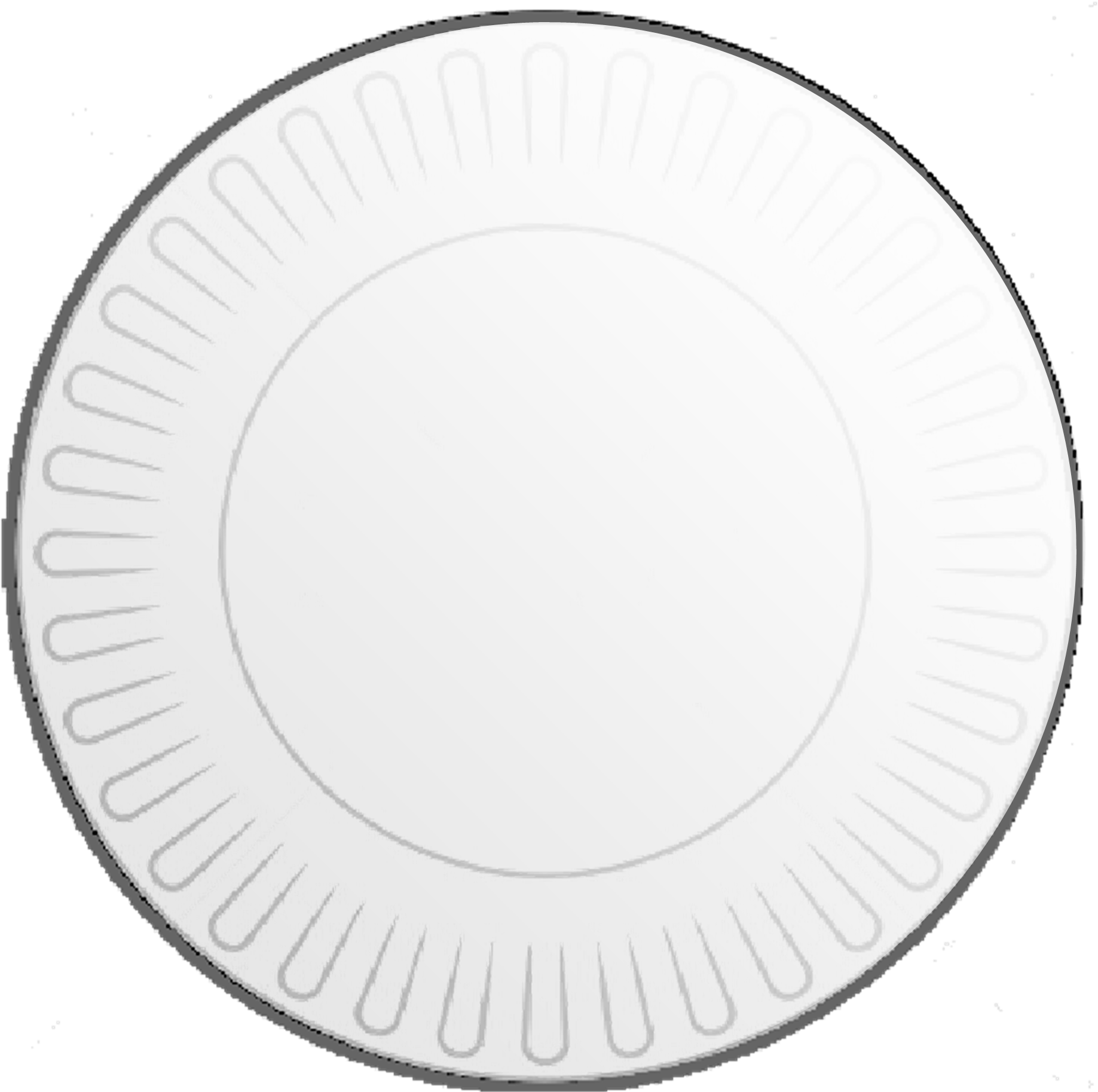 Paper Plate Png 1837 X 1827