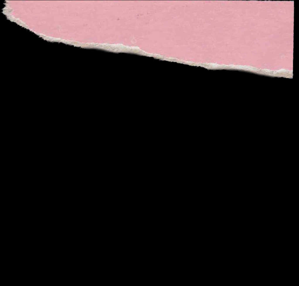 A Pink And Black Piece Of Paper