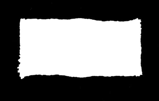 A Black Rectangle With Torn Edges