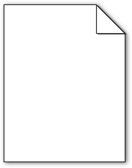 A White Page With A Corner