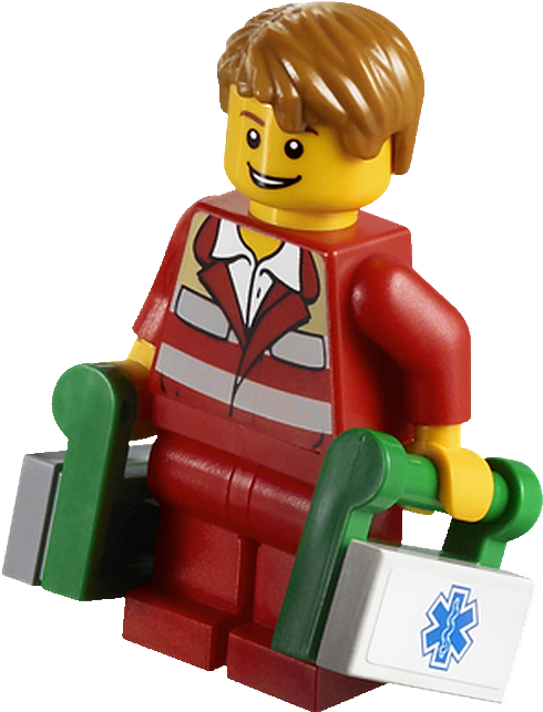 A Lego Man With A Bag