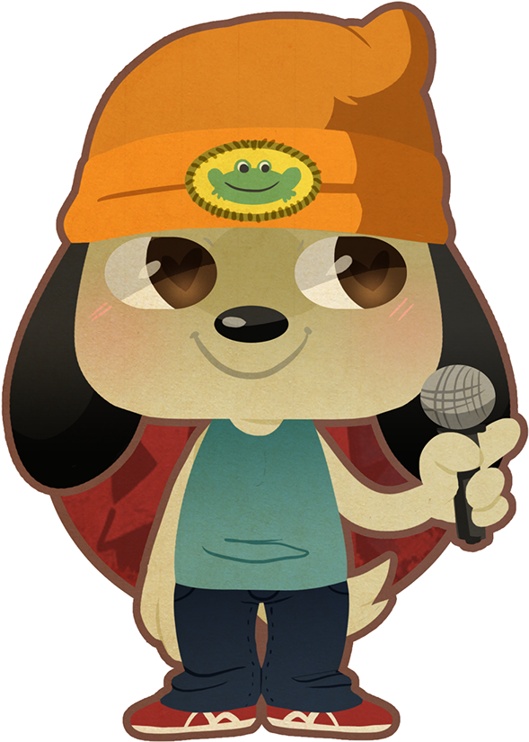 Cartoon Of A Dog Holding A Microphone