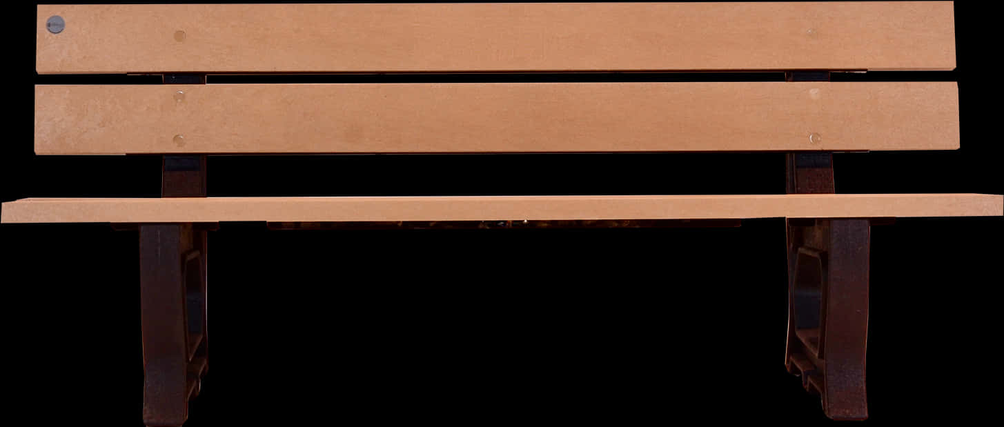 A Close-up Of A Bench