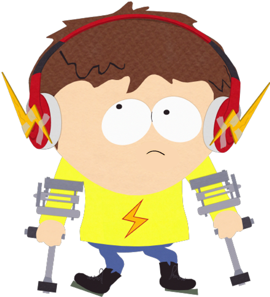 A Cartoon Of A Boy Wearing Headphones