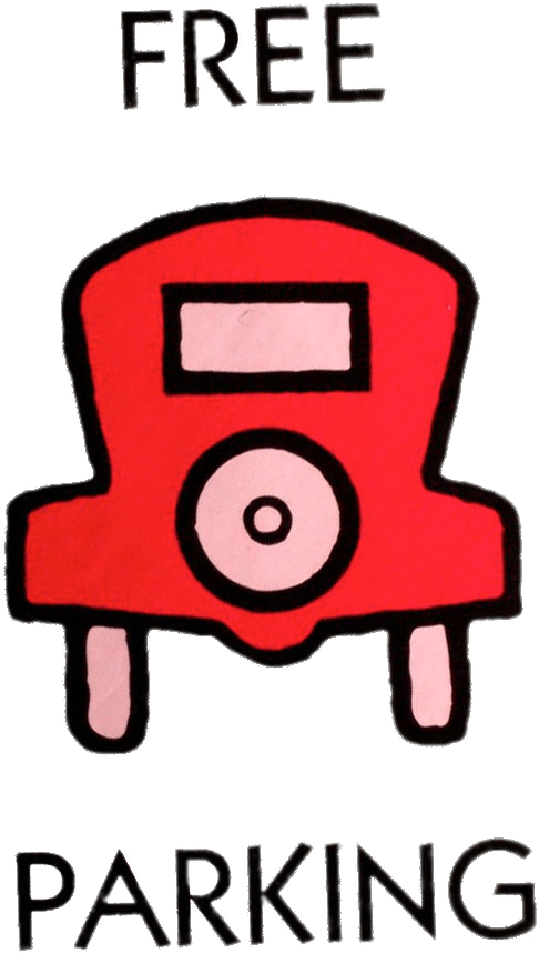 A Red Cartoon Car With Black Background