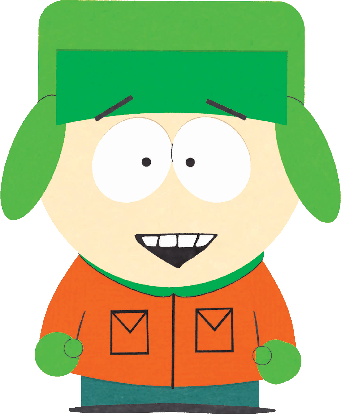 Cartoon Character With Green Hat And Green Gloves