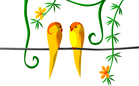 Two Birds On A Branch