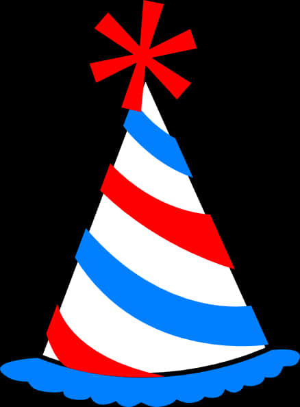 A Red White And Blue Striped Hat