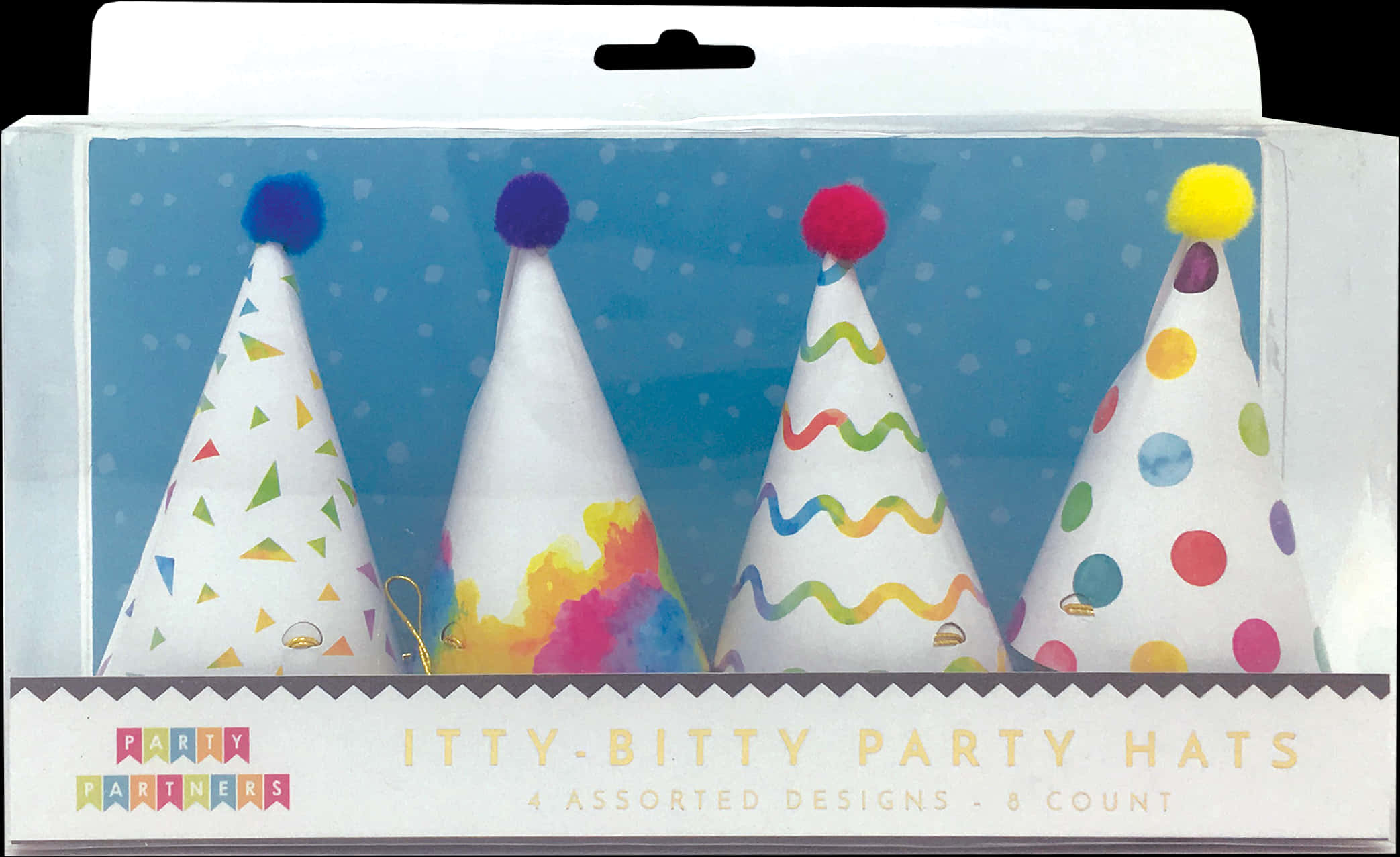 A Group Of Party Hats In A Package