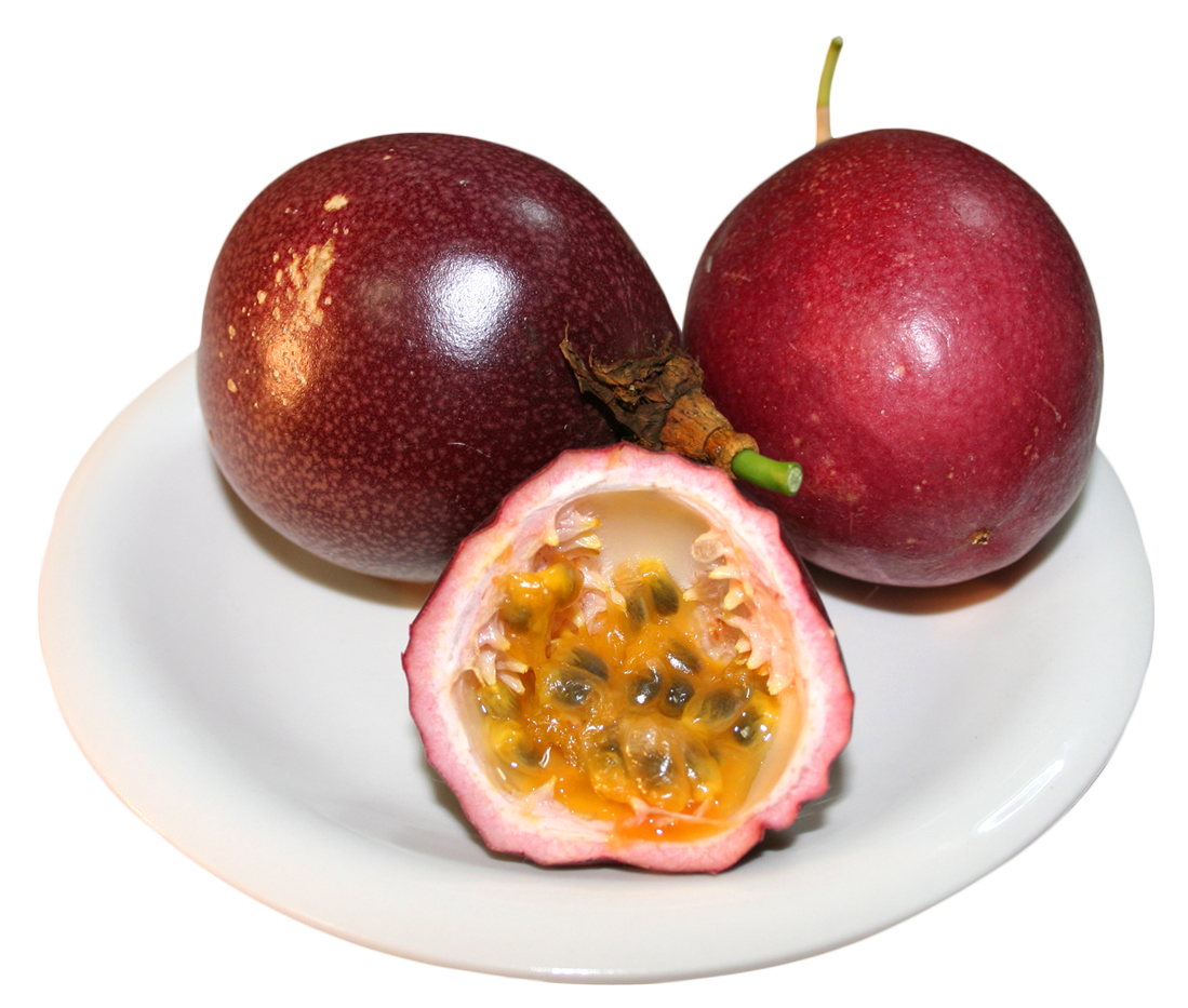 A Plate Of Passion Fruit