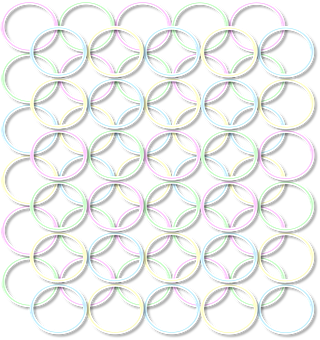 A Pattern Of Colorful Rings