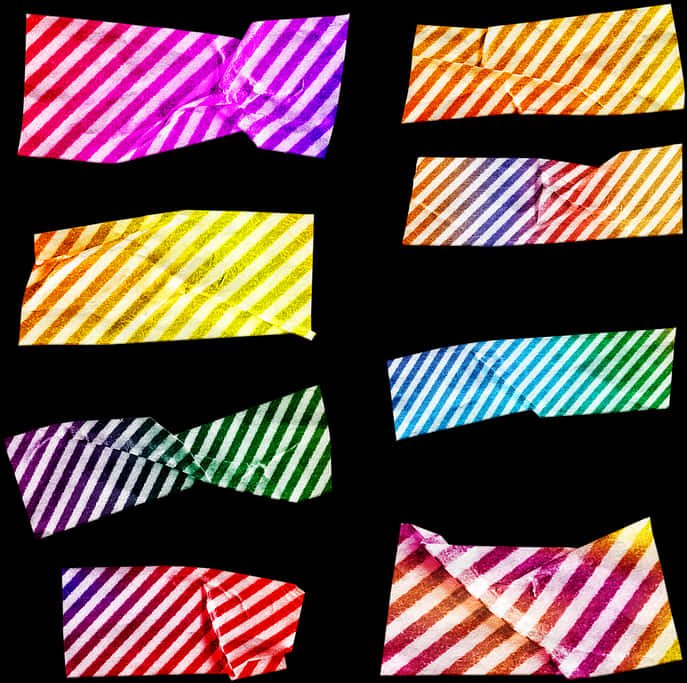 Striped Washi Tape Samples