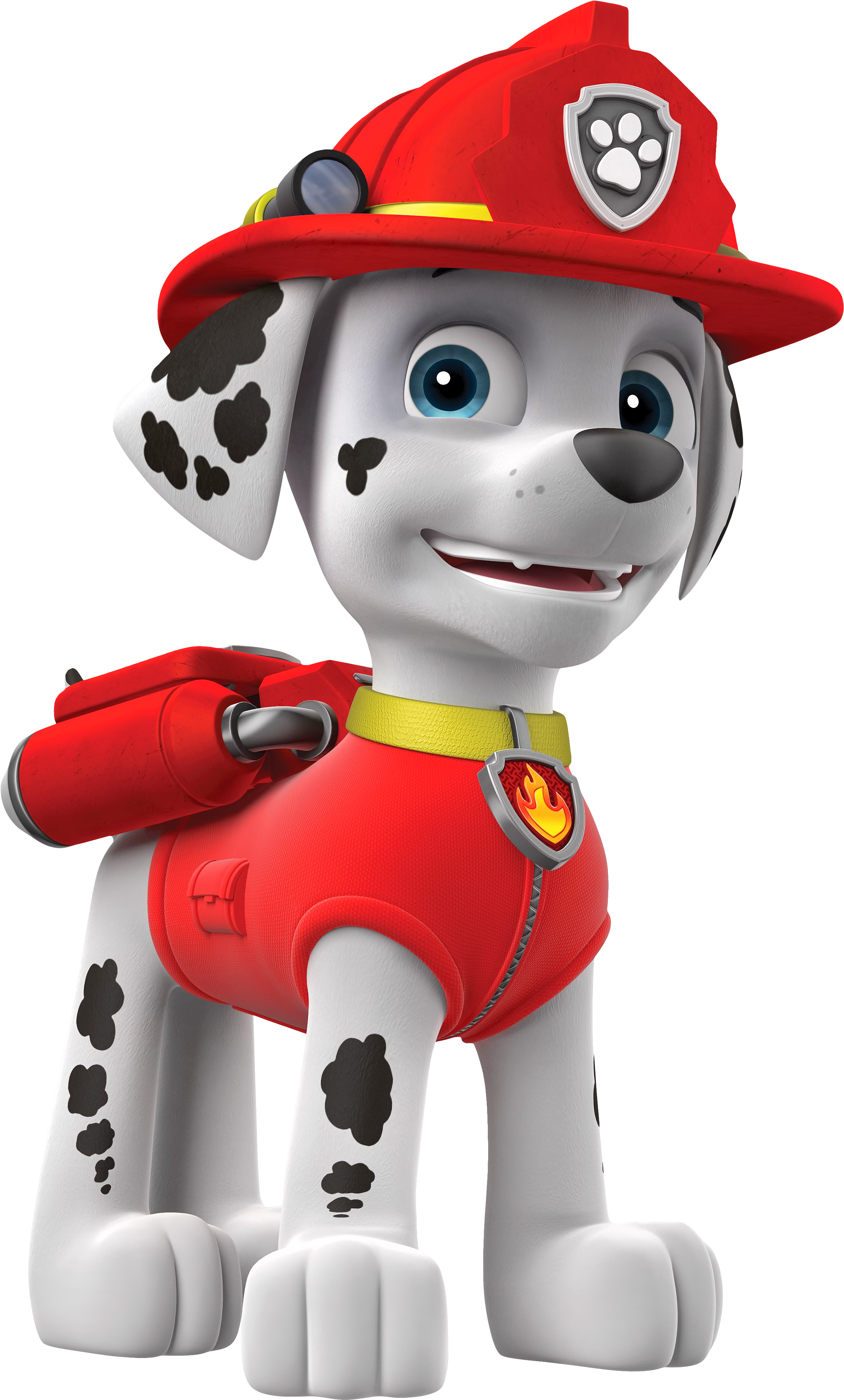 A Cartoon Dog Wearing A Red Hat And Red Vest