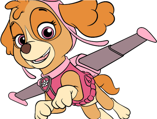 Cartoon Of A Dog Flying With A Sword
