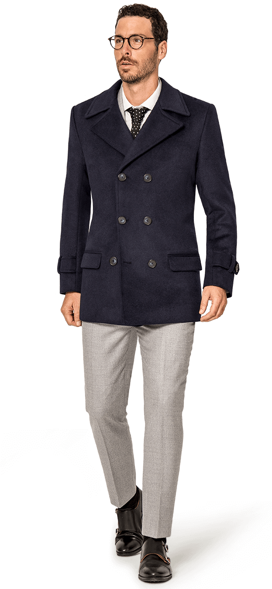 A Man Wearing A Coat