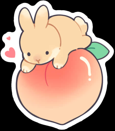 Rabbit And Peach