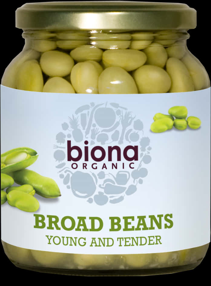 A Jar Of Beans With A Label