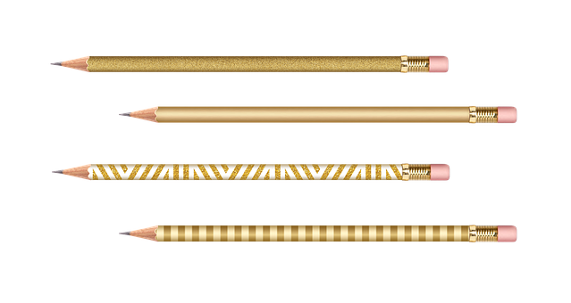 A Group Of Pencils With Different Designs