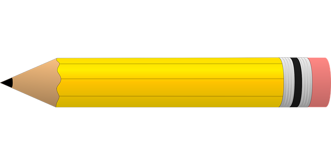 A Yellow Rectangular Object With Black Background
