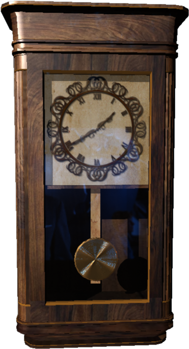 A Clock With A Clock Face