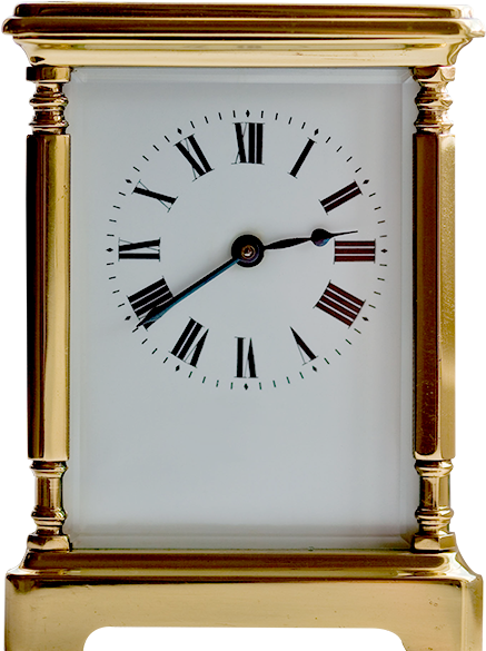 A Clock With Roman Numerals