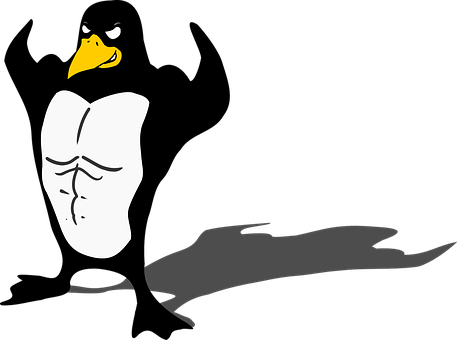 A Cartoon Of A Penguin