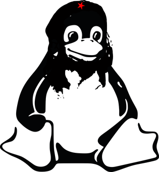 A Silhouette Of A Frog With A Red Star On Its Head