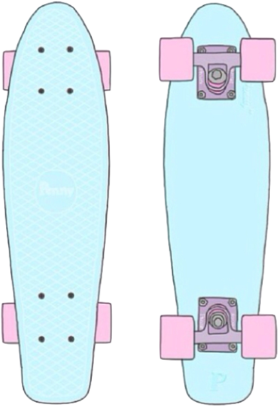 A Drawing Of A Skateboard