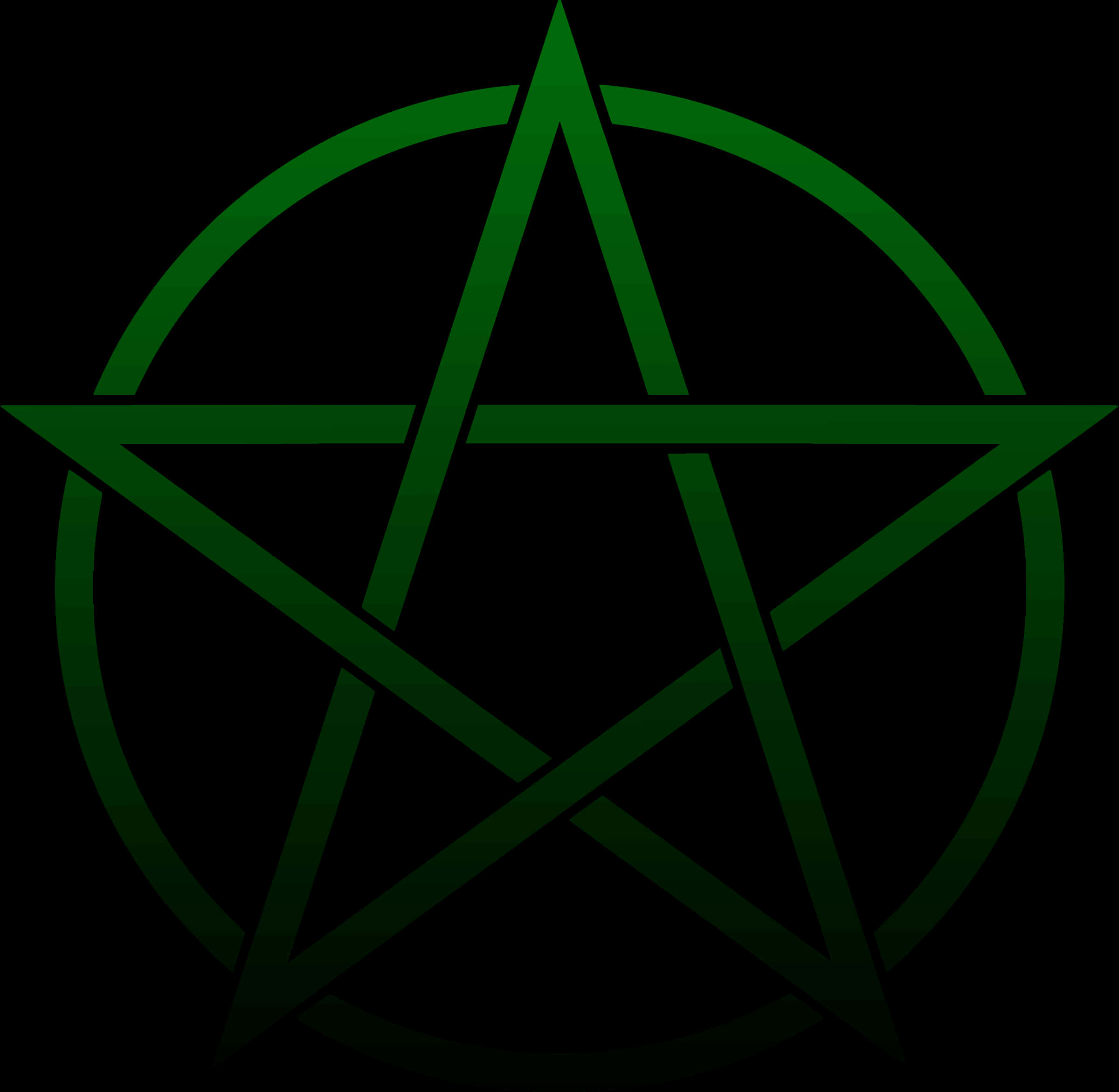 Green Pentagram