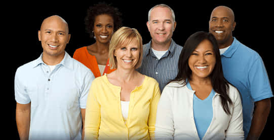 A Group Of People Smiling