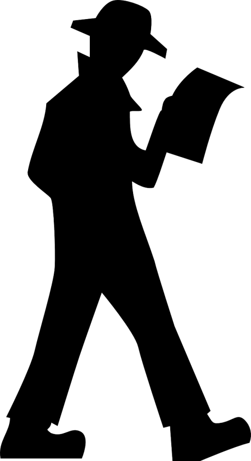A Black Silhouette Of A Man
