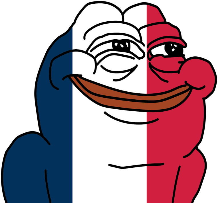 A Cartoon Frog With A Flag