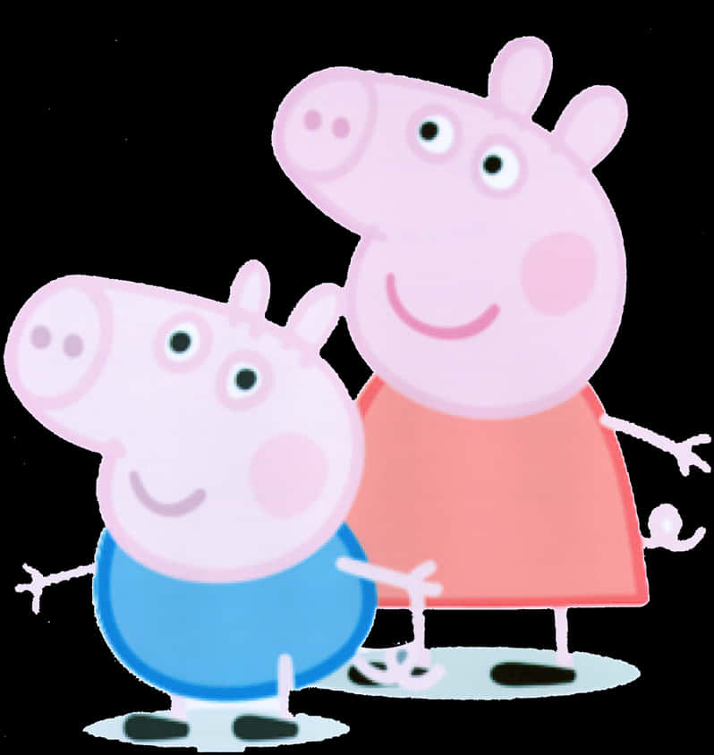 A Cartoon Pig Characters