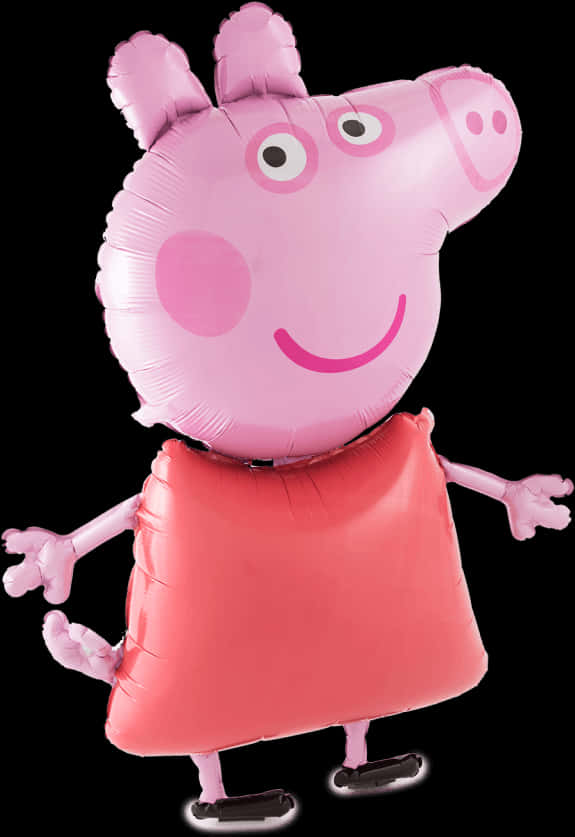 A Pink Balloon Shaped Like A Pig