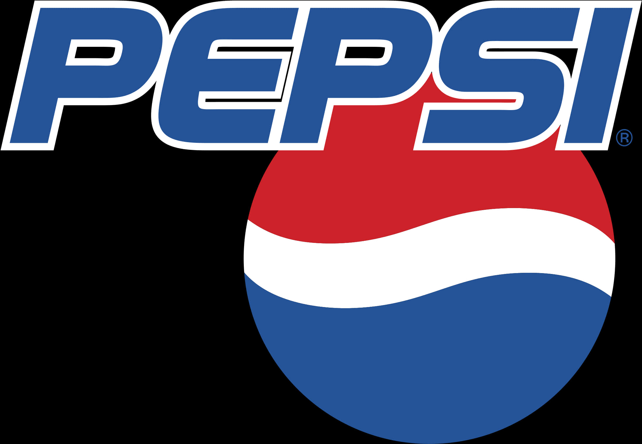 Text And Pepsi Logo