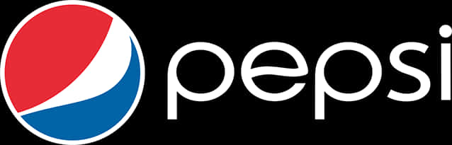 Pepsi Logo With White Text