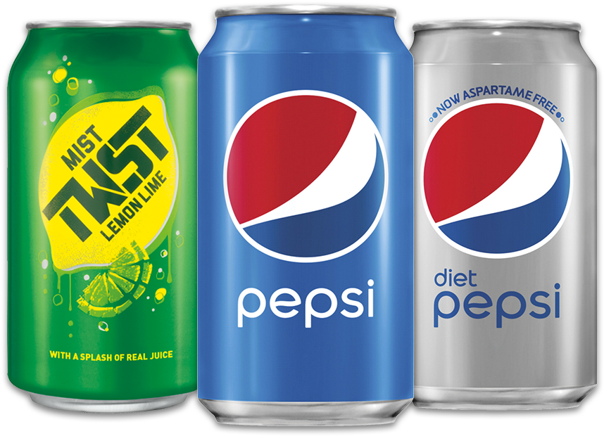 A Group Of Soda Cans