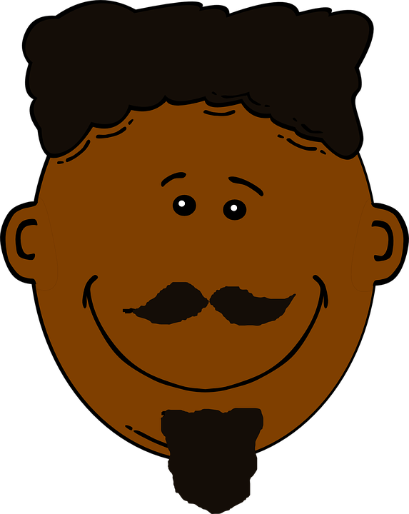 A Cartoon Of A Man With Mustache