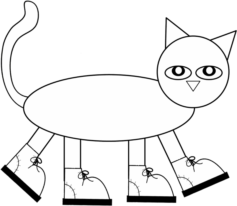 A Cat With Shoes On Its Legs