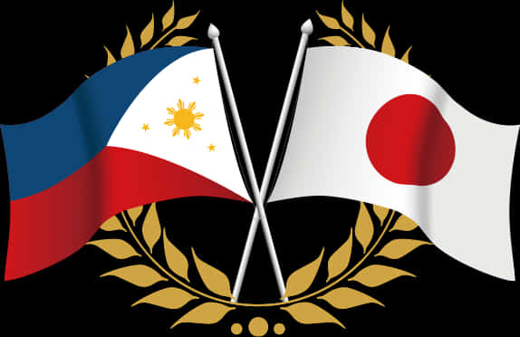 Japan And Philippine Flag