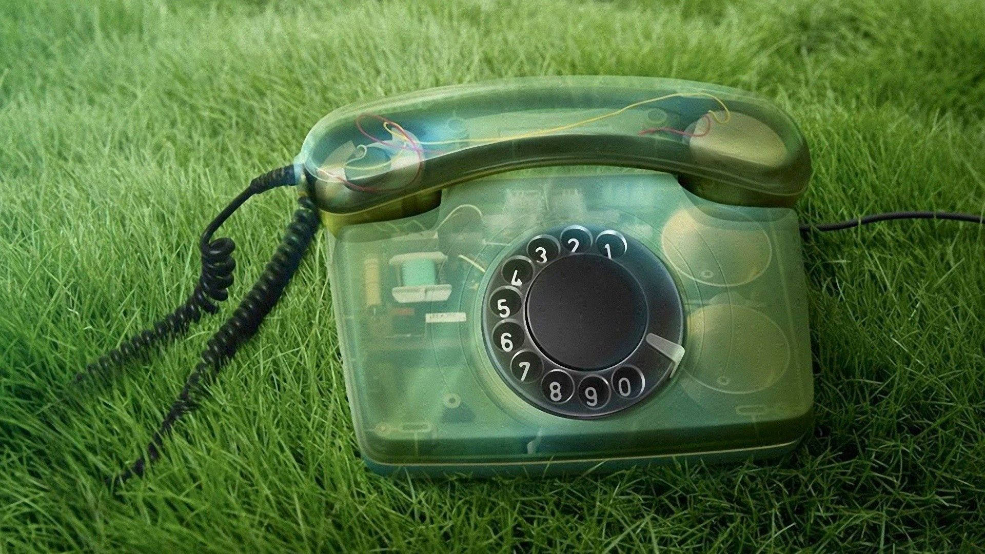Transparent Vintage Phone