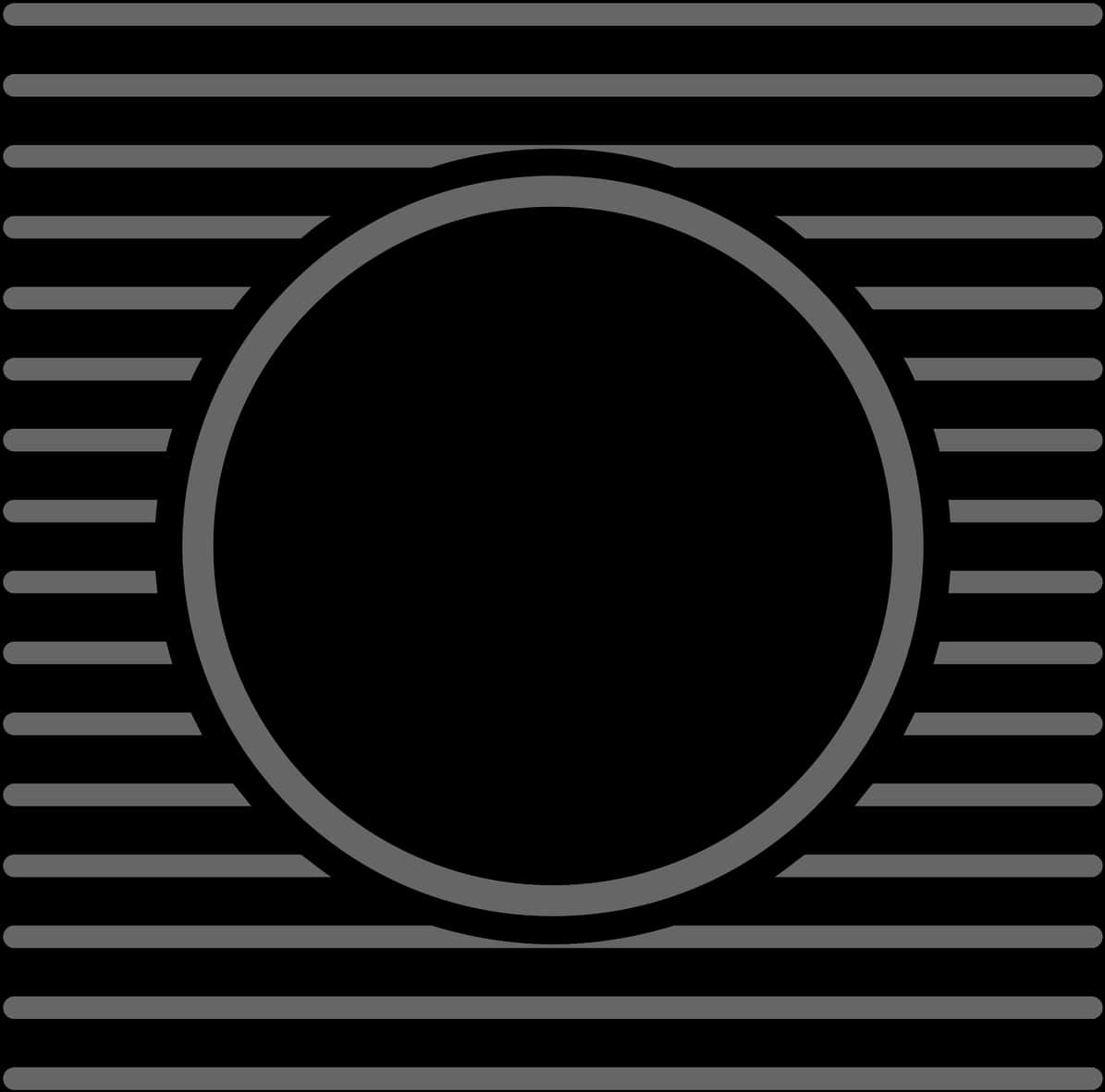A Black And Grey Background With A Circle
