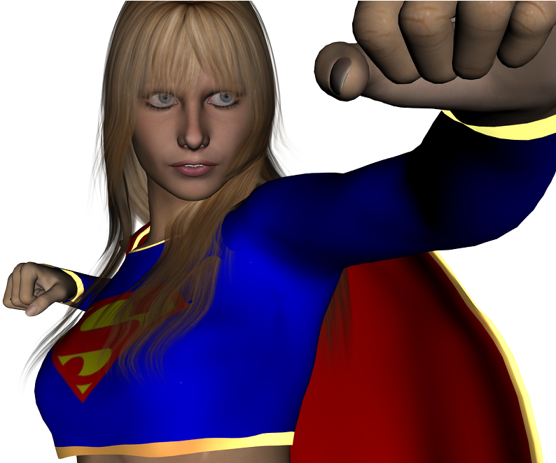 Photo Supergirl-006 - Girl - Girl, Hd Png Download