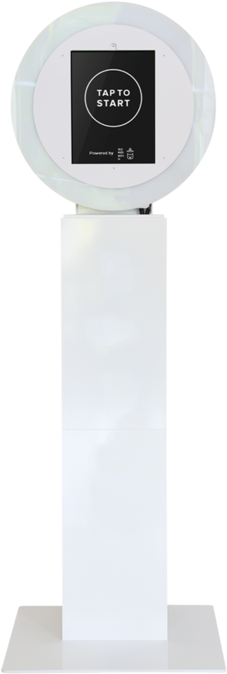 A White Rectangular Object With Black Background