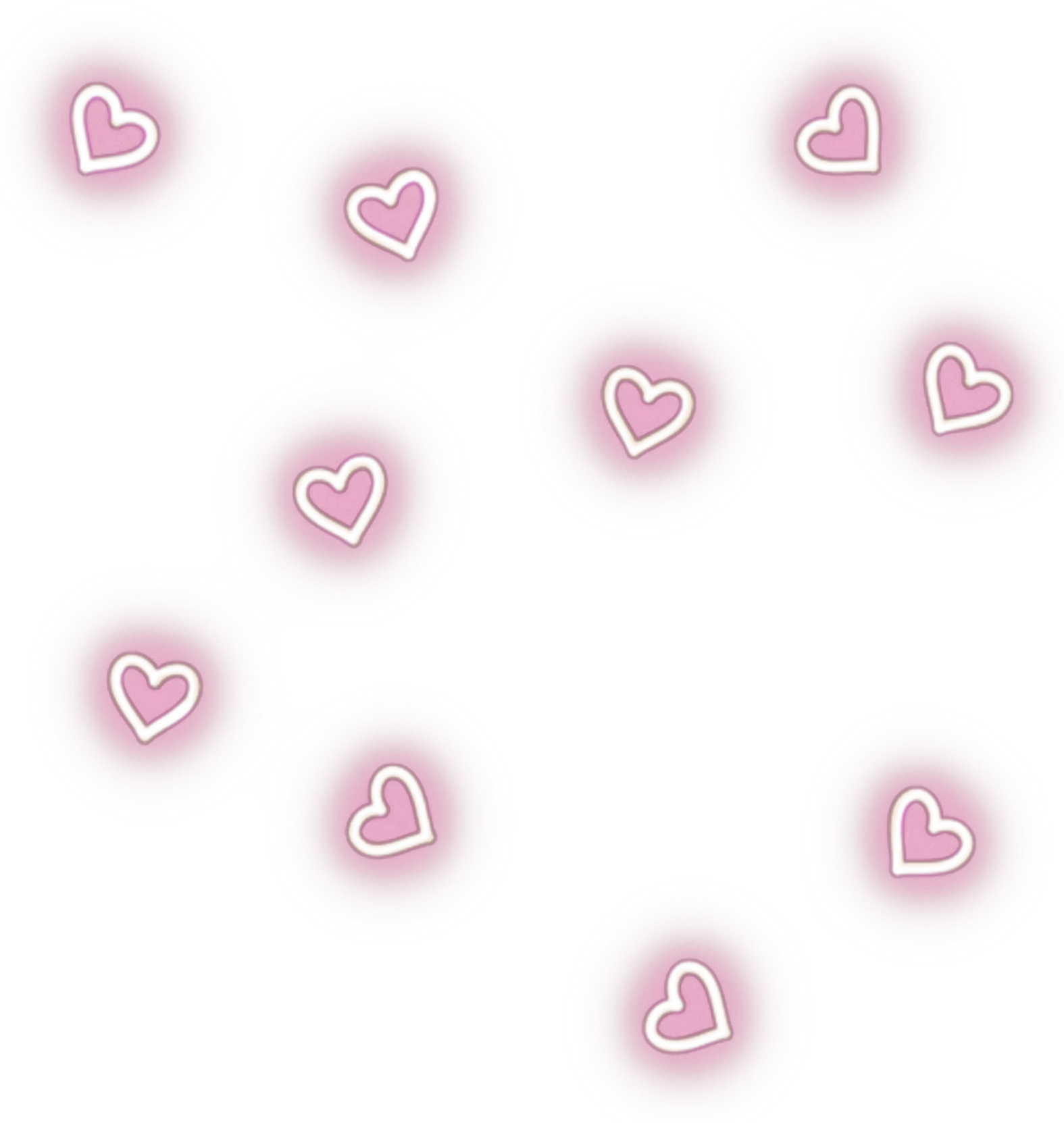 Picsart Love Small Pink Hearts