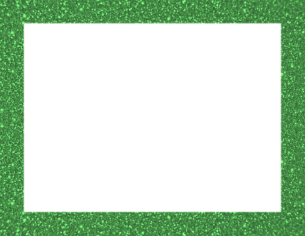A Green Frame With A Black Background